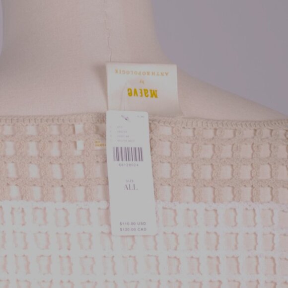 NWT Maeve Open Weave Cropped Sweater, Sz - OS - Picture 8 of 8